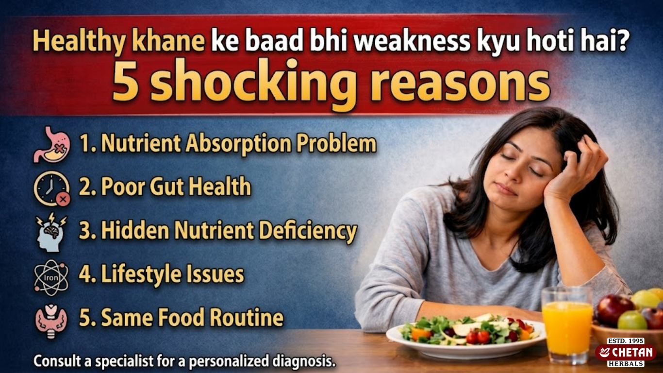 healthy khane ke baad bhi weakness