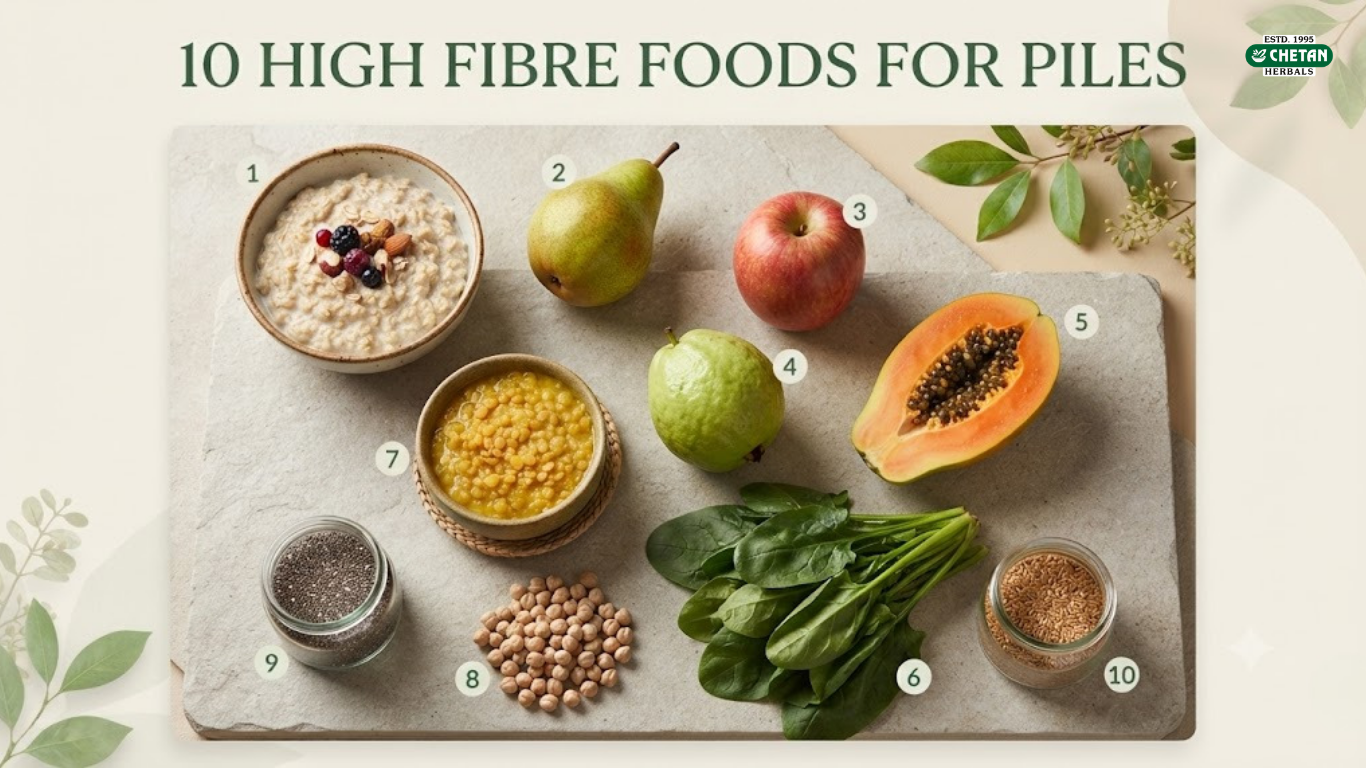 High fibre foods for piles