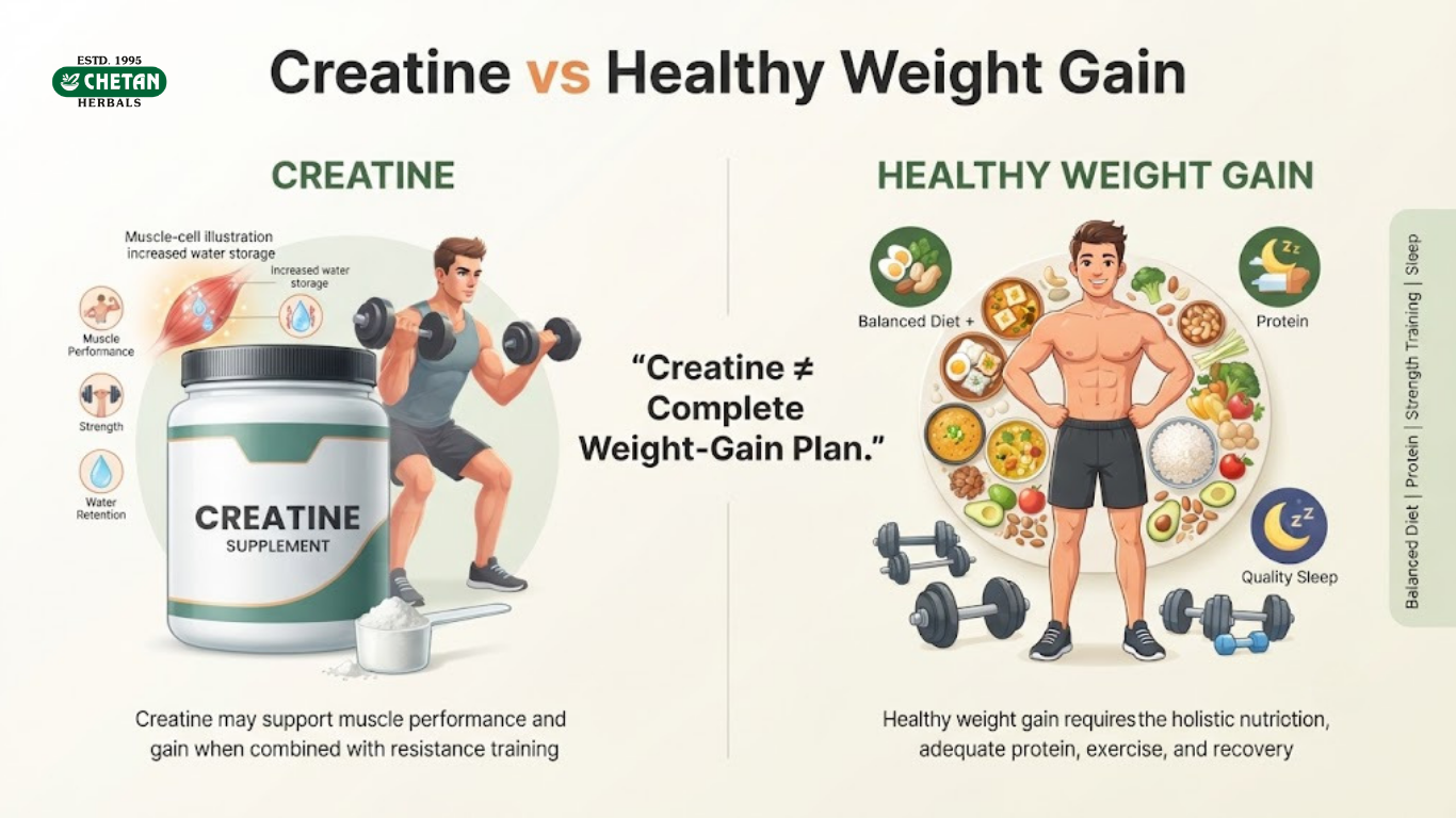 does creatine make you gain weight 