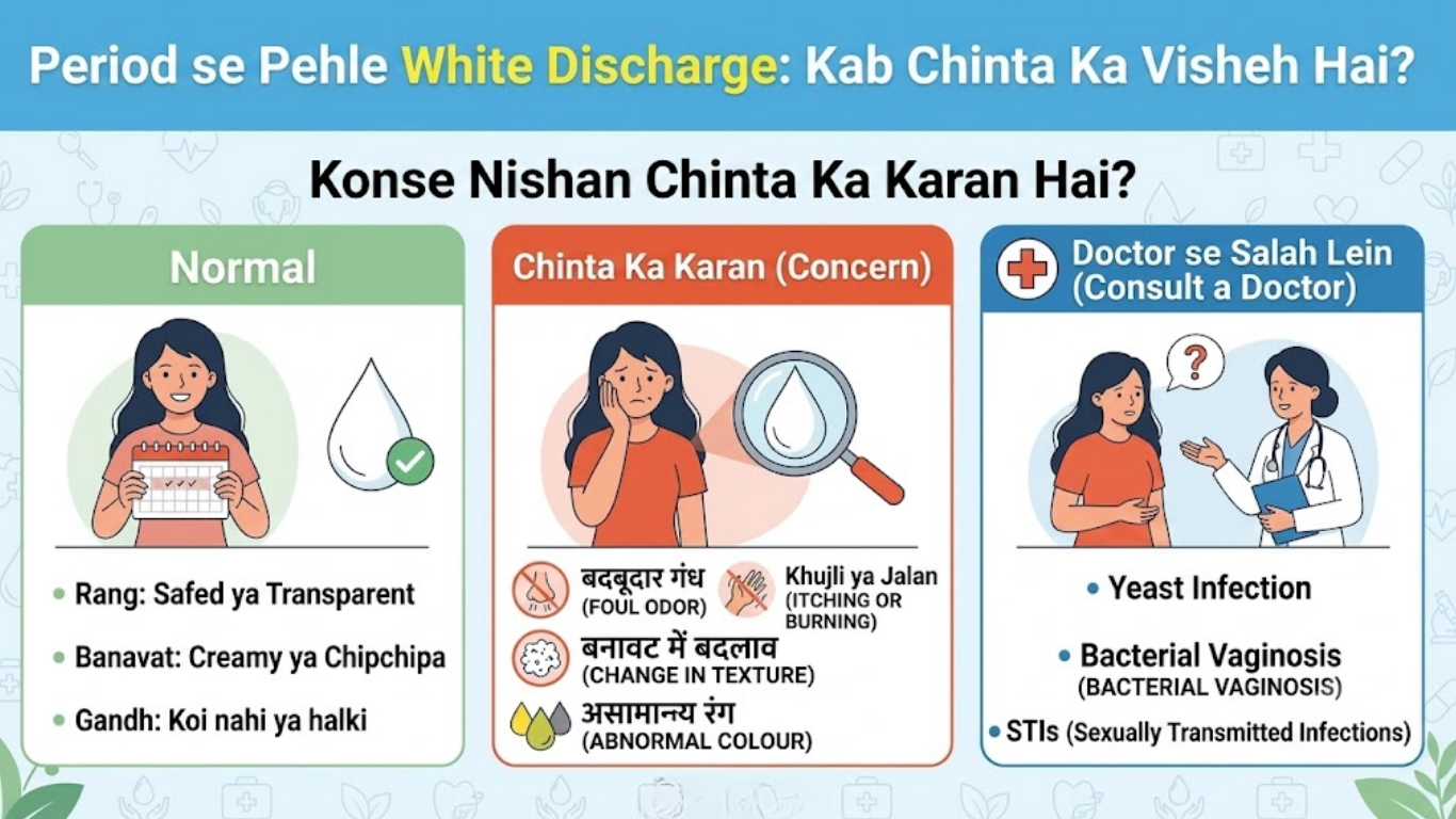 Period Se Pehle White Discharge